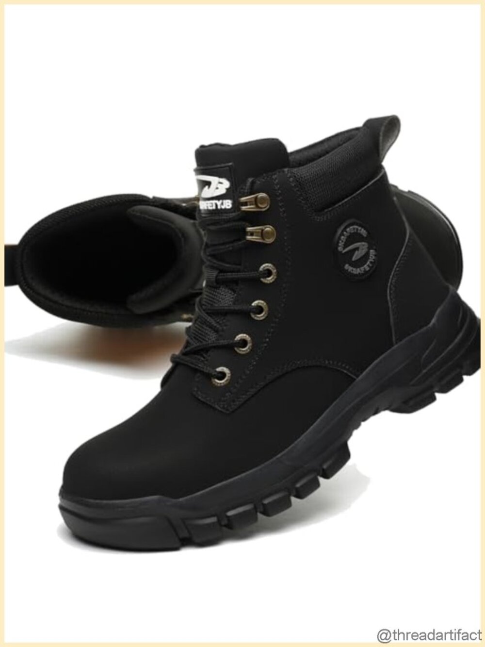 Steel Toe Waterproof Lightweight Safety Work Boots Puncture Resistant